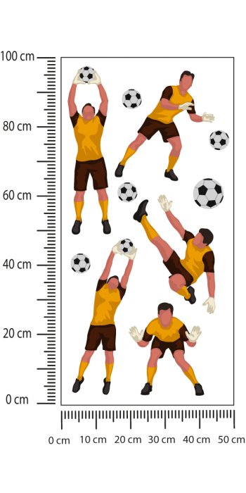 Naklejka Naklejki DLA DZIECI piłka nożna piłkarze