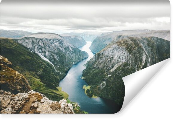 Fototapeta Górski krajobraz Norwegii