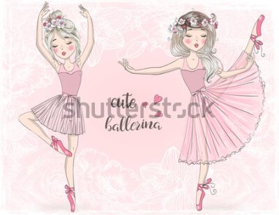 Fototapeta Różowe baleriny