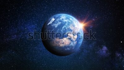 Fototapeta Ziemia widziana z kosmosu