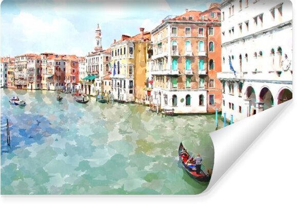 Obraz na płótnie Gondole i budynki w Wenecji