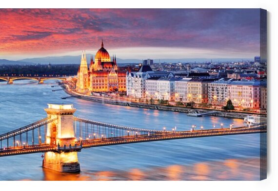 Obraz Most Łańcuchowy w Budapeszcie