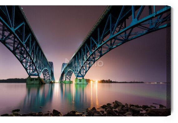 Obraz Most South Grand Island Bridge, USA