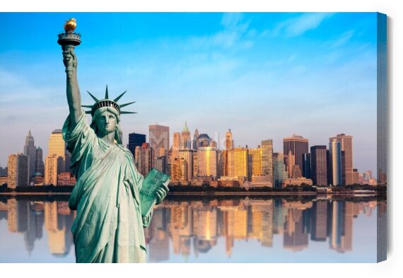 Obraz Statua Wolności na tle Nowego Jorku